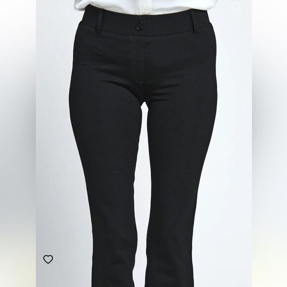 Betabrand Boot-cut Two Pocket Dress Pant Yoga Pants M Black NWT in packaging - Picture 2 of 6
